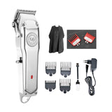 Electric Hair Trimmer Rechargeable All Metal Hair Clipper Men Cordless Hair Trimmer Professional Haircut Beard Shaver Machine