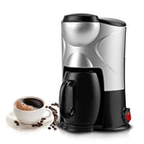 Coffee Tea Maker Stylish Home Portable Fully Automatic Mini American Coffee Machine Black and Pink EU Plug 220V Expresso Machine