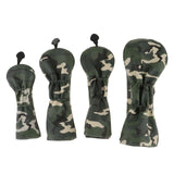 1 Set Golf Club Head Covers Camouflage Interchangeable Adjustable Wear Resistant Golf Wood Cover Set With Number 135UT Clubs Set