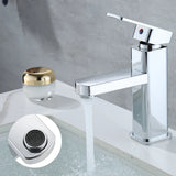 Single Handle Basin Sink Bathroom Faucet Deck Mounted Lavatory Sink Tap Crane Hot Cold Water Basin Mixer Taps Home Water Tap