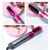 Electric Hair Dryer Blow Dryer Comb Rotating Hot Air Brush 5 In 1 Hairdryer Hair Blower Brush Hair Curler Curling Iron Styler