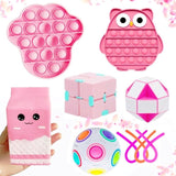 Fidget Toys Anti Stress Set Stretchy Strings Push Gift Pack Adults Children Sensory Antistress Relief Figet Toys