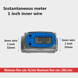 Flow Meter Digital Fuel Gauge Flowmeter K24 Methanol Diesel Gasoline Kerosene Chemical Water Electronic Liquid Turbine Meter
