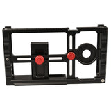 Professional Smartphone Video Cage Stabilizer Phone Holder with Top Handle for IPhone 13 12 PRO Cinematic Filmmaker