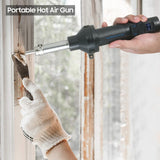Heat Gun 420W Hot Air Gun Adjustable Temperature &amp;amp; Air Flow Industrial Heat Gun for DIY Craft Heat Shrinkage Drying Paint