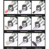 Mini Drill Engraver Electric Drill Machine 480W Woodworking Electric Tools Grinding Polishing Grinder Metalworking Rotary Tool
