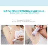Kemei KM-3018 Electric Rechargeable Lady Shaver Hair Remover Epilator Shaving Wool Scraping EU For Whole Body Use
