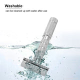 Shaver Double-Edged Safety Traditional Wet Shaver Stainless Steel Chrome Hair Removal Tool