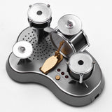 electronic Mini Finger Drum Finger Touching Drum with Sounds and Lights Percussion Musical Instrument for Boys Girls