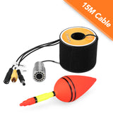 15m 30m 50m Cable Underwater Fishing Camera 12 LEDs Night Vision Waterproof Fish Shape Boat ocean Ice Fishing Camera Accessories