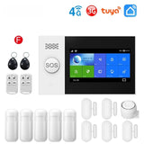 PG107 WiFi 4G 3G Alarm System for Home Security with PIR Wireless Solar Siren Support Tuya Remote Control