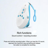 Smart Music White Noise Voice Sensor Rechargeable Baby Infants Therapy Sound Machine Sleep Soother Portable