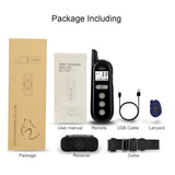 Rechargeable Dog training collar electric shock vibration sound 3 modes IP67 for small to large dog training supplies