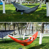 Outdoor Travel Camping Hunting Portable Double Hammock Home Use Indoor Garden Hanging Chair Parachute Sleeping Leisure Hang Bed