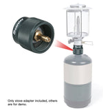 Doorslay Camping Stove Adapter Propane Small Tank Adapter Gas Tank Converter Outdoor Cylinder Canister Adapter