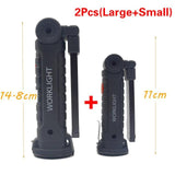 USB Rechargeable Flashlight Magnetic 5 Modes COB Led Work Light  Waterproof Torch for Car Repair