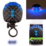 Gypsophila LED Laser Taillights Mountain Bike Bicycle Parallel Line Warning Lights Color Red Blue Green Bicycle Accessories