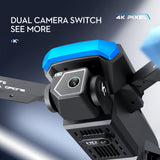 Mini Professional XT5 RC Drone 360 Degrees Obstacle Avoidance 8K FPV WIFI Optical Flow Dron FPV Dual Camera Follow Me Quadcopter