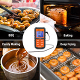 ThermoPro TP06B Meat Probe Kitchen Cooking Food Meat Thermometer with Timer Digital Oven BBQ Thermometer For Meat Backlit Alarm