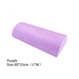 30-45cm Half Round EVA Massage Foam Roller Yoga Pilates Fitness Equipment Balance Pad Yoga Blocks With Massage Floating Point