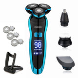 Electric Shaver Rechargeable Electric Razor Shaving Machine Cleaning Beard Razor for Men Wet and Dry Waterproof Washable ZN1159