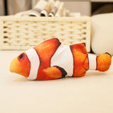 Electric Floppy Fish Cat Toys Interactive Catnip Automatic Flopping Rechargeable Realistic Fish Moving Pet Product for Cats Chew
