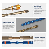 Non-slip batch head screwdriver steel electric batch Tsui double-headed cross electric strong magnetic electric drill batch head
