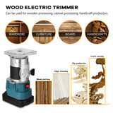 Multifunctional Woodworking Electric Trimming Machine Electromechanical Wood Milling Engraving Slotting Machine Wood Router