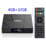 And roid 10.0 T 95 Smart TV Box H3 Quad-Core Media Player Support 2.4G WiFi 4K