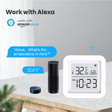 Tuya WiFi Temperature and Humidity Sensor Thermometer for Home Automation for Smart Home Work For Alexa Google Home