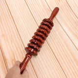 2pcs Wooden Massager Multi-Purpose Belly Massager Wooden Massage Roller Belly Massager Full Body Massage Stick Yoga Relax Rod