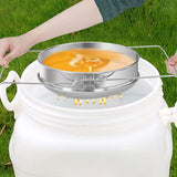 Newest Stainless Steel Honey Filters,Double Sieve Honey Strainer Honey Extractor Beekeeping Equipment Mesh Filter Honey Tools