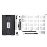 106pcs High Precision Screwdriver Bits&amp;Socket Set Drive Socket Premium 4*28mm CR-V Alloy Steel Slotted Torx Star Hexagon Bits