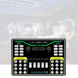 Dual Mobile Phone Live Broadcast External Sound Card Cellphone Webcast Personal Entertainment Voice Changer