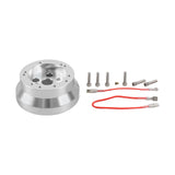 Universal 5 &amp; 6 Hole Aluminum Alloy SW-1034-S Steering Wheel Quick Release Hub Adapter for Chevy Car Parts