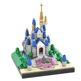 MOC Dream Lovely Castle House Princess Building Blocks Bricks DIY Creative Toys For Children Girls Birthday Gift 254pcs