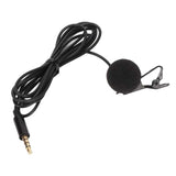 3.5mm Professional Lavalier Microphone Wired Omnidirectional Clip On Mic for Mobile Phone Computer Camera Live Video Interview