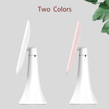 Led Makeup Mirror Touch Screen Mirror With Led Light Adjustable Light Desk Cosmetic Mirrors Flexible Rectangle Beauty Tools