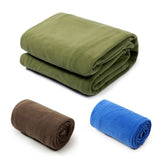 1pc Portable Fleece Sleeping Bag Liner Lightweight Tent Bed For Outdoor Hiking Backpacking Tent Bed Travel Warm Camping Blanket