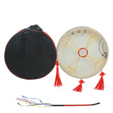 Shaman Drum Frame Drum Hand Drum Traditional Chinese Percussion Instrument with Drum Bag Drum Whip