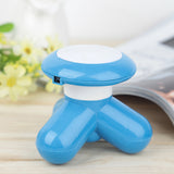 Good Healthy Mini Electric Massager 3-Legged Massage Knob for Body Foot Board Back Neck USB Charging