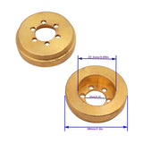 4 Pcs Internal Wheel Weight Block for 1/10 RC Crawler Car 1.9Inch/2.2Inch Beadlock Wheel Rims Balance Upgrade Parts