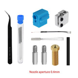 For Artillery 3D Printer Sidewinder X1 Genius Nozzle Hotend Silicone Sleeve Thermistor Heating Rod Heated Block Kit B03C