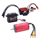 SURPASS HOBBY 2845 3800KV Brushless Motor + 35A ESC + S0600P 6KG Servo for Rc Traxxas HSP Buggy Off Road 1/12 RC Car
