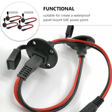 4 Sets Safe Multipurpose SAE Power Connector Solar Panel Mount Connector SAE Connect Cable