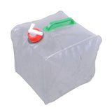 20L PVC Foldable Water Container Bags Outdoor Camping Water Bucket Hiking Survival Water Storage Bag Collapsible Water Container