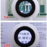 EU Plug Welding Repair Magnifying Glass 2.5X 6X 5X 10X Magnification Desktop Lamp Soldering Jewelry Design Reading Magnifier