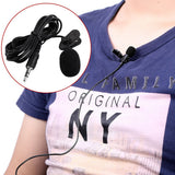 3.5mm External Clip-on Voice Tube Lapel Lavalier Microphone Mic for Smart Phone PC Laptop