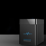 5 Bay HDD Docking Station, USB3.0 High Speed Transfer, 3.5", HDD Storage Box with Magnetic Technology 12V Adapter