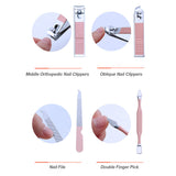23PCS Manicure Set with Case Professional Pedicure Set Nail Clipper Stainless Steel Salon Grooming Kit Nail Care